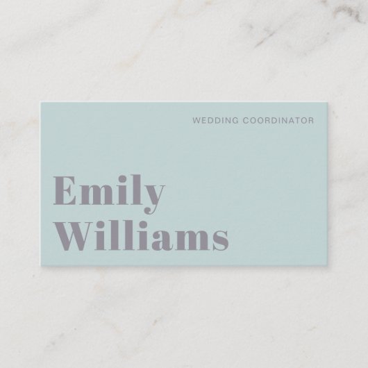 Elegant Sage Green Simple Professional | QR-code Visitekaartje (Voorkant)