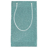 Elegant Sage Green Sparkly Glitter look Klein Cadeauzakje (Voorkant)