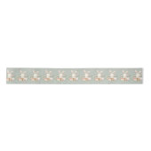 Elegant Sage Green Waterverf Bunny Rabbit Baby Lint (Voorkant)