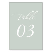 Elegant Sage Green Wedding Kaart (Voorkant)