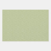 Elegant Sage groen eenvoudig en minimaal cadeau Inpakpapier Vel (Voorkant 3)