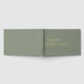 Elégant Sage Vert Typographie Mariage Foil (Complet)