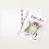 Elegant Sagittar Zodiac Cat Planner Notebook (Devant avec enveloppe)