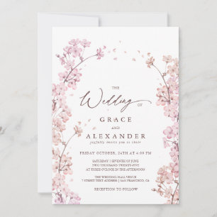 Elegant Sakura Branch modern spring Kaart