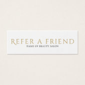 Elégant salon de beauté blanc (Devant)