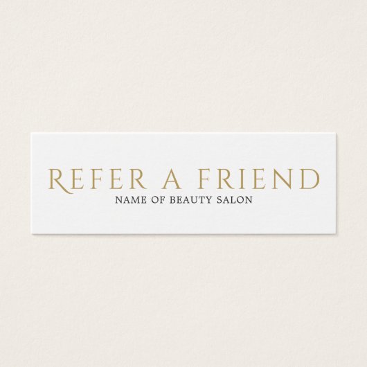 Elégant salon de beauté blanc (Devant)