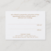 Élégant salon de Marbre blanc et Spa de référence (Dos)