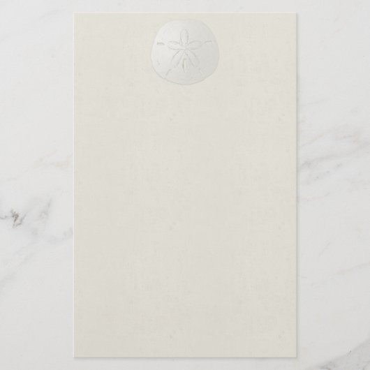 Elegant Sand Dollar Briefpapier 1 (Voorkant)