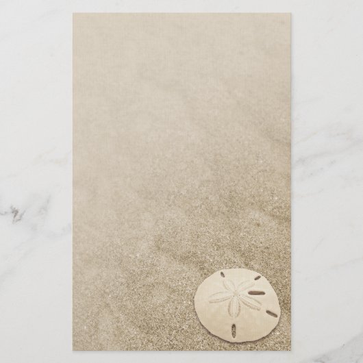 Elegant Sand Dollar Briefpapier 3 (Voorkant)