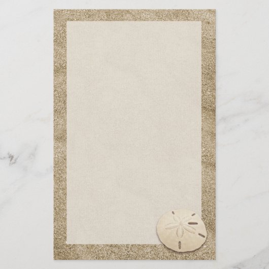 Elegant Sand Dollar Briefpapier 4 (Voorkant)