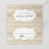 Elegant Sandy Gold Faux Folie Bruiloft (Buitenkant ongevouwen)