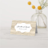 Elegant Sandy Gold Faux Folie Bruiloft (Achterkant)