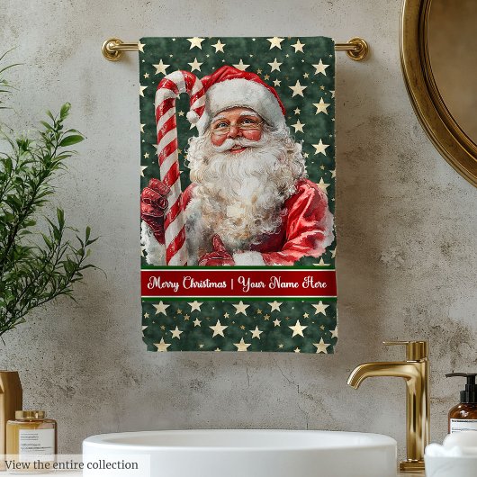 Élégant Santa Claus Serviette de bain ensemble de 