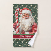 Élégant Santa Claus Serviette de bain ensemble de  (Serviette à main)