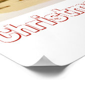 elegant santa-poster poster (Hoek)