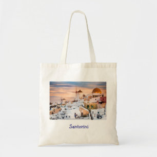 Elegant Santorini Griekenland Schilderachtig Tote Bag