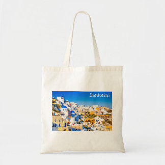 Elegant Santorini Griekenland Schilderachtig Tote Bag