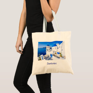 Elegant Santorini Griekenland Schilderachtig Tote Bag