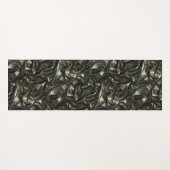 Élégant Satin noir look tapis de yoga (Devant (Horizontal))