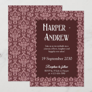Elegant Save The Date Card  