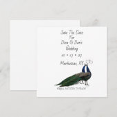 Elegant Save the Date Flat Holiday Kaart (Voorkant / Achterkant)