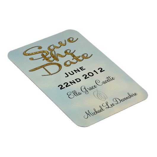 Elegant save the date II Magneet (Rechterzijde)