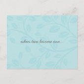 Elegant Save the Date Wedding Uitnodiging (Achterkant)