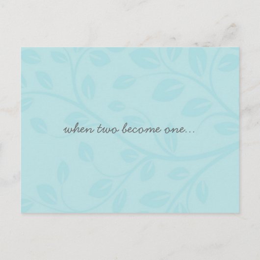 Elegant Save the Date Wedding Uitnodiging (Achterkant)