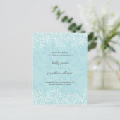 Elegant Save the Date Wedding Uitnodiging (Staand voorkant)