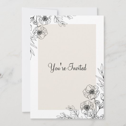 Elegant save the date wieden kaart (Achterkant)