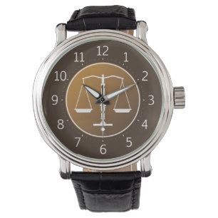 Elegant Scales of Justice Hand Watch Horloge