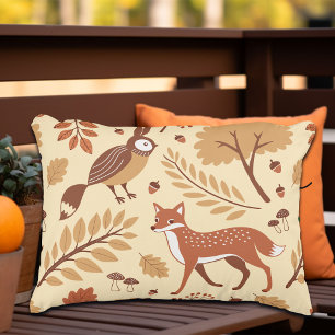 Elegant Scandinavisch Herfst patroon Accent Kussen