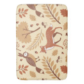 Elegant Scandinavisch Herfst patroon Badmat (Voorkant Verticaal)