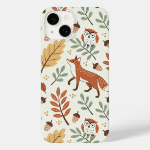 Elegant Scandinavisch Herfst patroon Case-Mate iPhone 14 Hoesje