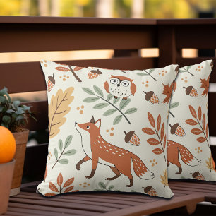 Elegant Scandinavisch Herfst patroon Kussen