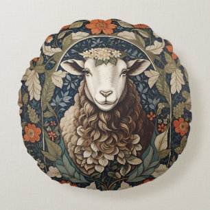Elegant Schaap William Morris Floral Rond Kussen