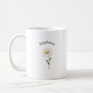 Elegant Schattig Verfijnd Genoemd Romantisch Bloem Koffiemok