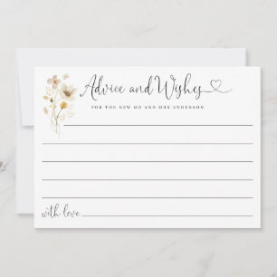 Elegant Schattige Advies en Wensen Wildbloemen Flo