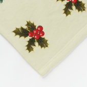 Elegant Schattige Eenvoudig Modern Kerstmis Fleece Deken (Hoek)