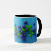 Elegant Schattige Sweet Blueberry Fruit Pattern Mok (Voorkant rechts)