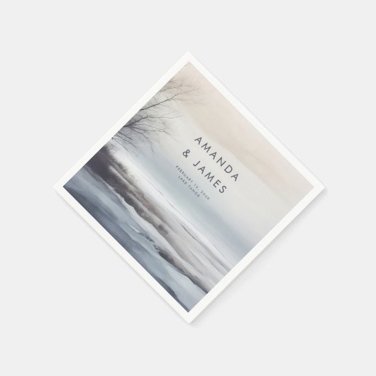 Elegant Schilderachtig Abstract Landschap Winter B Servet (Hoek)