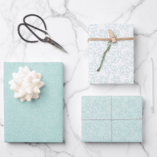 Elegant schildpad patroon verjaardagsfeestje inpakpapier vel