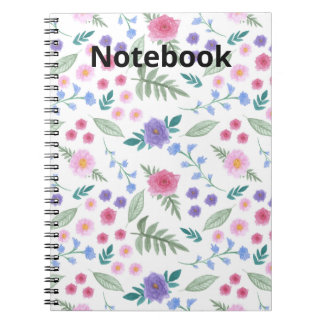 Elegant Schoon Bloemend Notitieboek