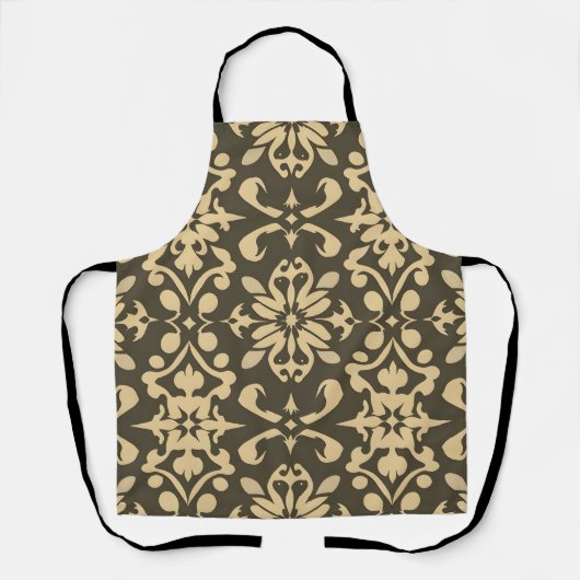 Elegant Schort met symmetrische digitale print (Voorkant)