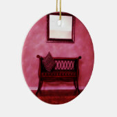 Elegant schotel verstelbare stoel spiegelbeeld bin keramisch ornament (Rechts)