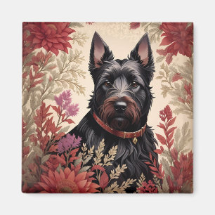 Elegant Schots Terrier Hondenportret Magneet