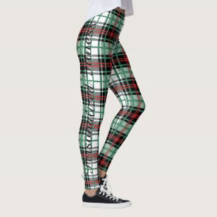 Elegant Schotse Erfgoed Plaid Tartan Patroon Leggings