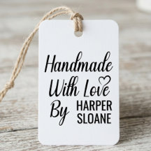 Elegant Schrift Handgemaakt Met Liefde Stijlvol Ha