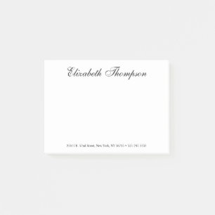 Elegant Schrift Post-it® Notes