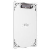  elegant schuifwiel Optioneel aangepast monogram Klembord (Rechts)